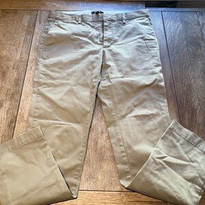Banana Republic Men's Tan Rapid Movement Chinos 32x32 Fulton Skinny